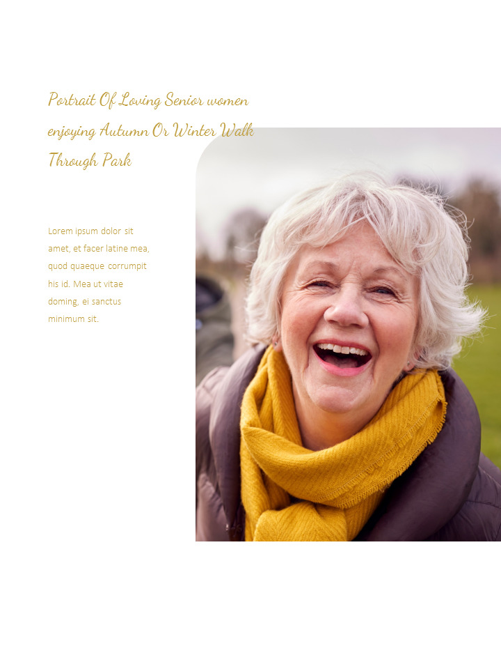 Active Old Age Creative Google Slides