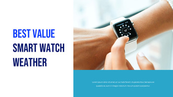 Wearables, Smartwatches PPT-Vorlagen für Geschäftspläne_07