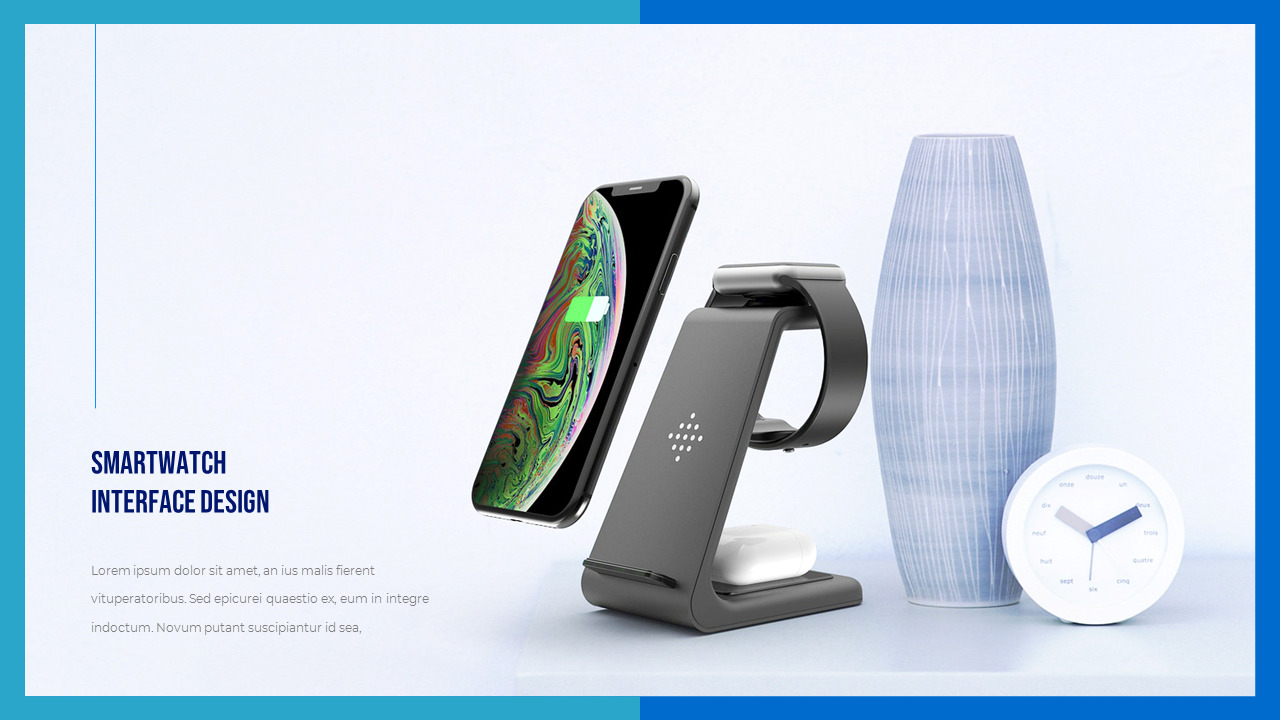 Wearables, Smart Watches Business plan PPT Templates