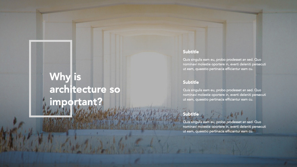 Architecture keynote template downloadConstruction