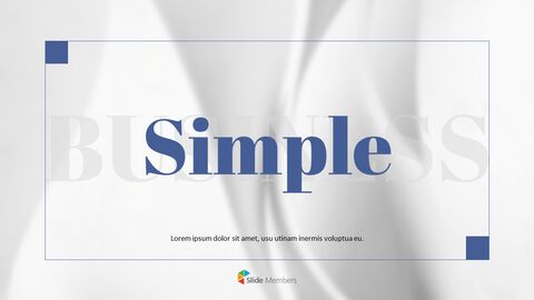 Simple Line Business Interactive PPT