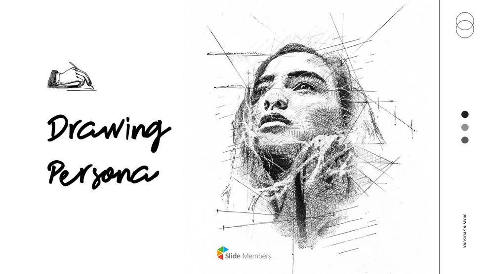 인물 그리기 슬라이드 템플릿_01