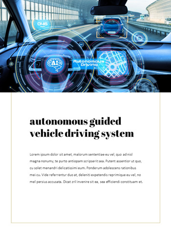 Autonomes Fahren Thema PPT-Vorlagen_05