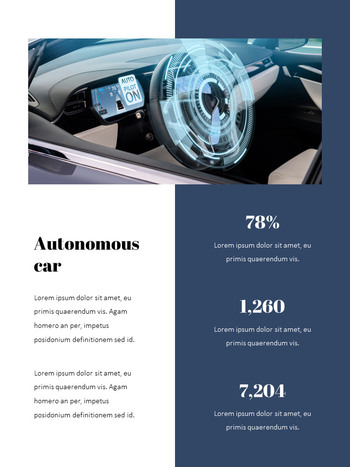 Autonomes Fahren Thema PPT-Vorlagen_13