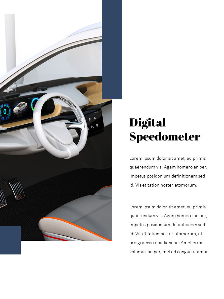 Autonomous Driving Theme PPT Templates