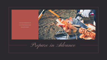 Camping romantique en voiture Modèles de présentation PowerPoint_12