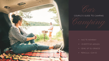 Romantic Car Camping PowerPoint Presentation Templates_27