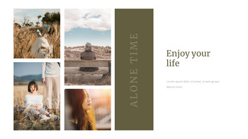 Alone Time Simple Slides Templates_23