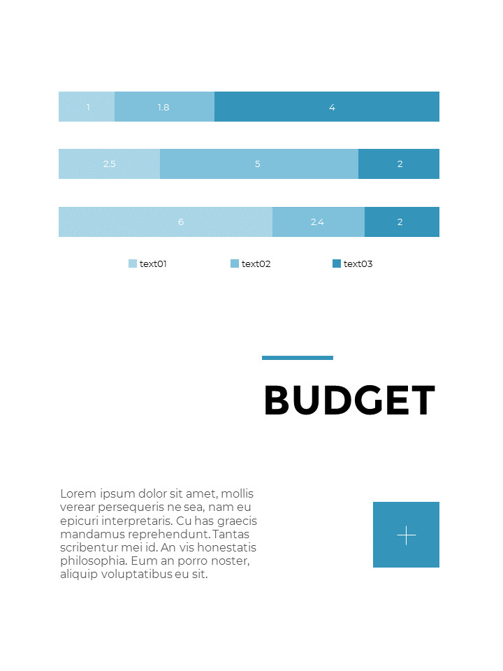 Clean Layout Business Project Simple Google Slides Templates