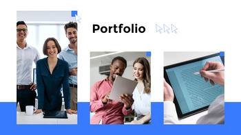 简单的商务演讲台 提案演示模板_06