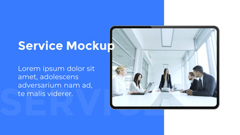 简单的商务演讲台 提案演示模板_07