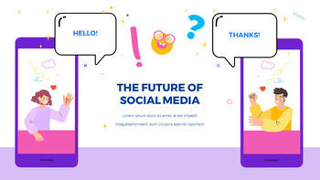 Mobile Social Media PowerPoint Template