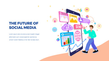 Mobile Social Media PowerPoint Template