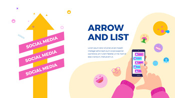 Mobile Social Media PowerPoint Template