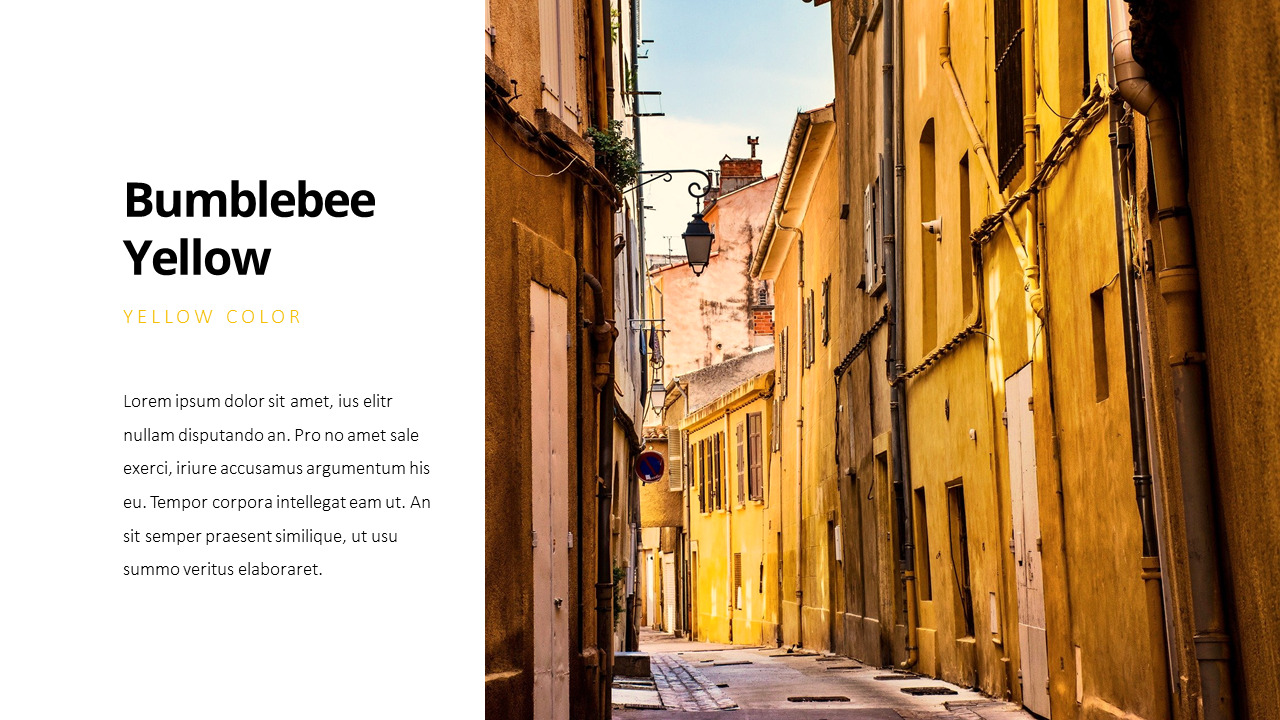 黄色のスペクトル PPTデザインテンプレート_03