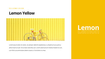 黄色のスペクトル PPTデザインテンプレート_09