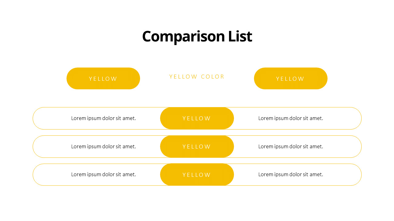 Yellow Spectrum Design Yellow Spectrum PPT Design Templates|Lifestyle