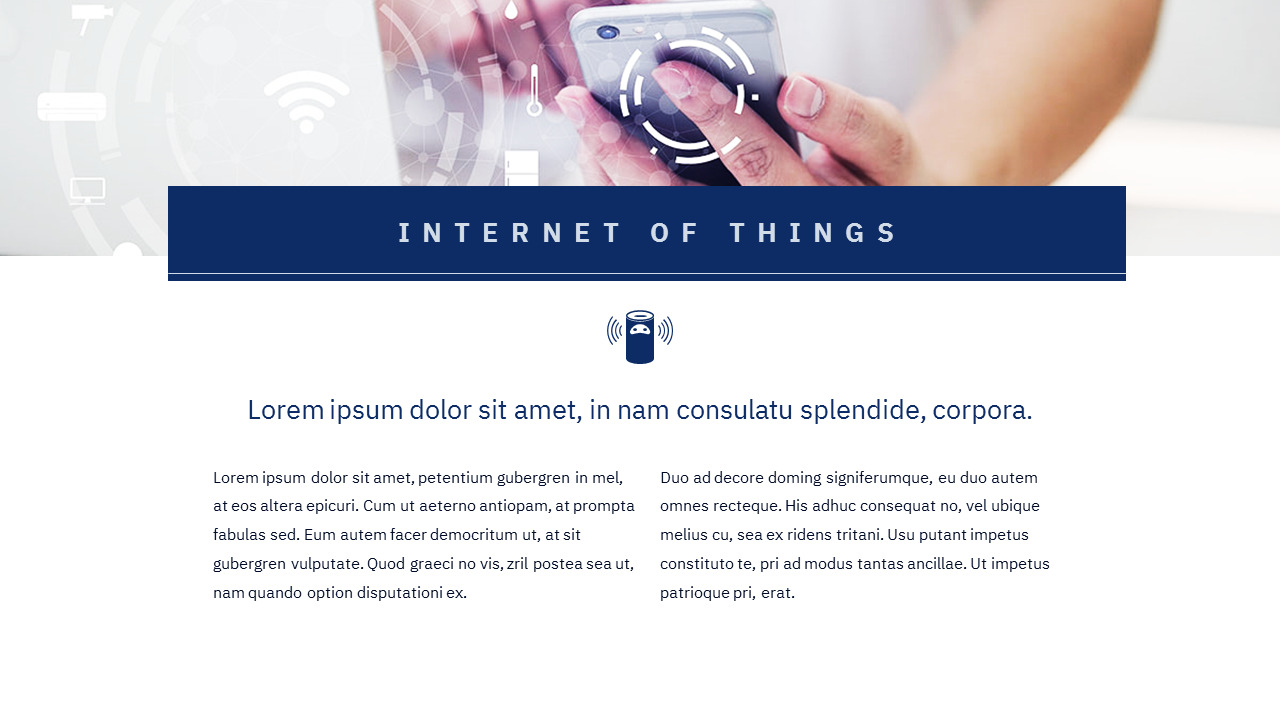 Smart Home Iot Service Google Slides Themes & Templates
