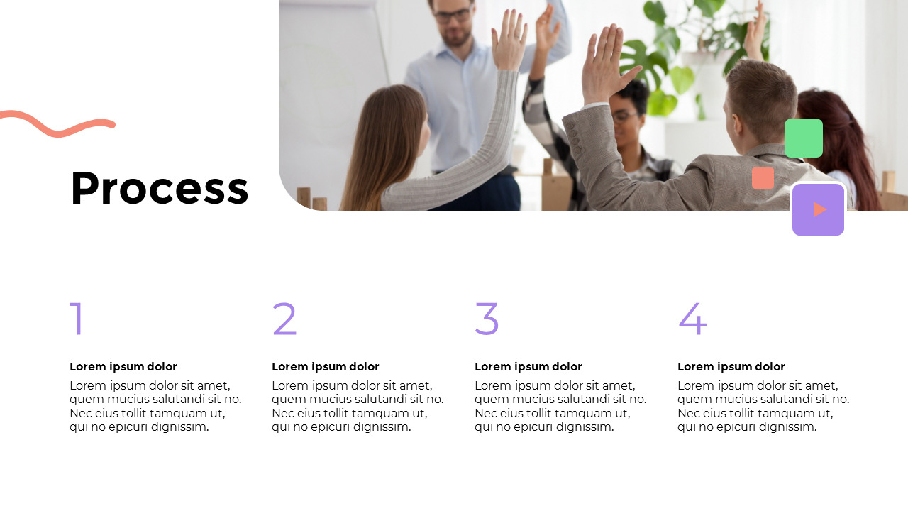Start Our Business powerpoint animation template