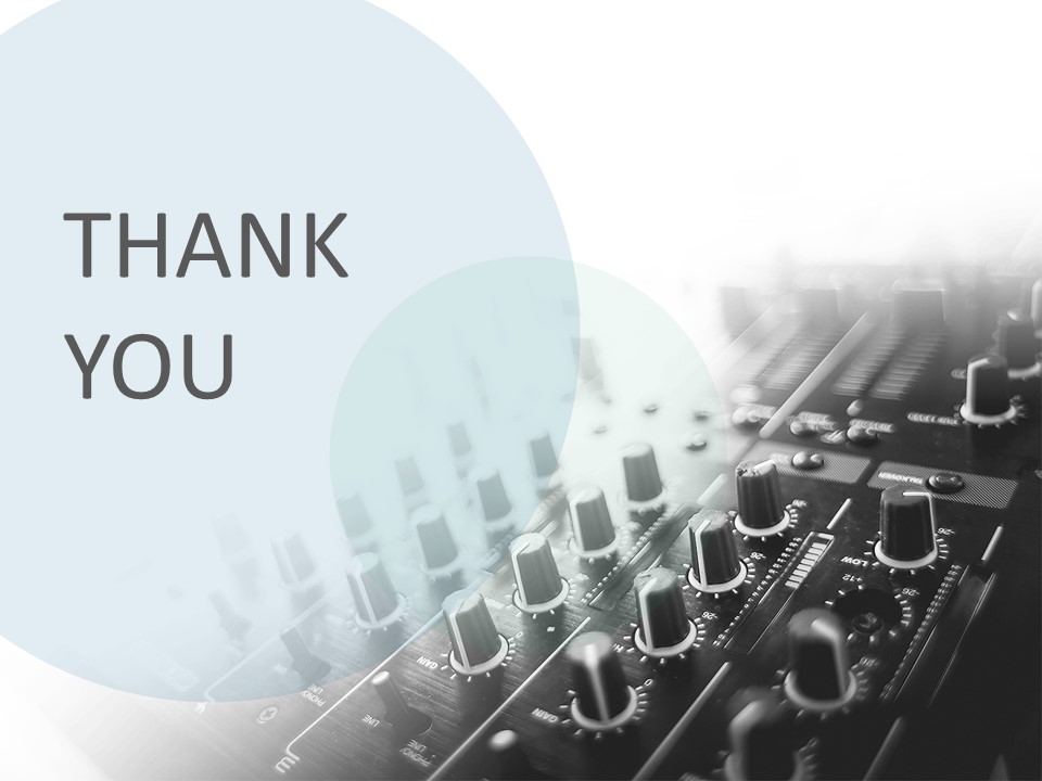 Audio Mixing Free Template Design