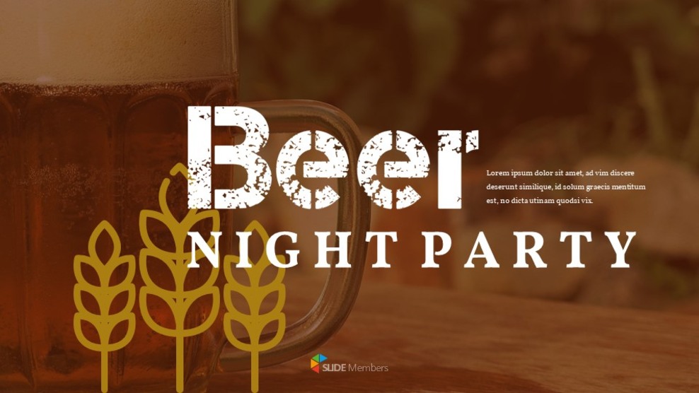 Beer Night Party Google Presentation Slides_01