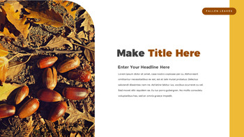 落ち葉 PowerPointのテンプレートマルチデザイン_07