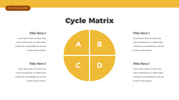 落ち葉 PowerPointのテンプレートマルチデザイン_25