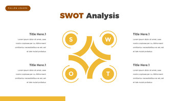 落ち葉 PowerPointのテンプレートマルチデザイン_33