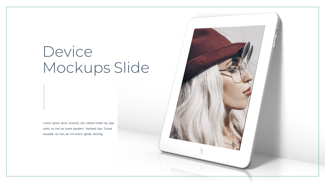 Eyewear Google Presentation TemplatesBusinessSlides