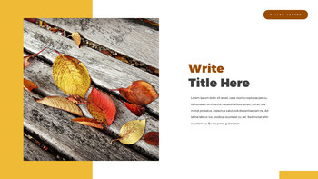 fallen leaves slide template_14