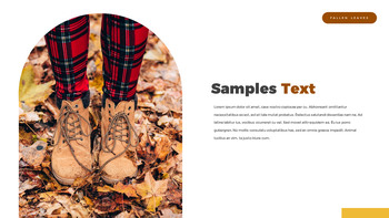 fallen leaves slide template_19