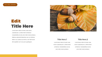 fallen leaves slide template_20