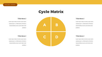 fallen leaves slide template_25