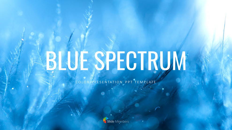 蓝色光谱 谷歌演示幻灯片_01