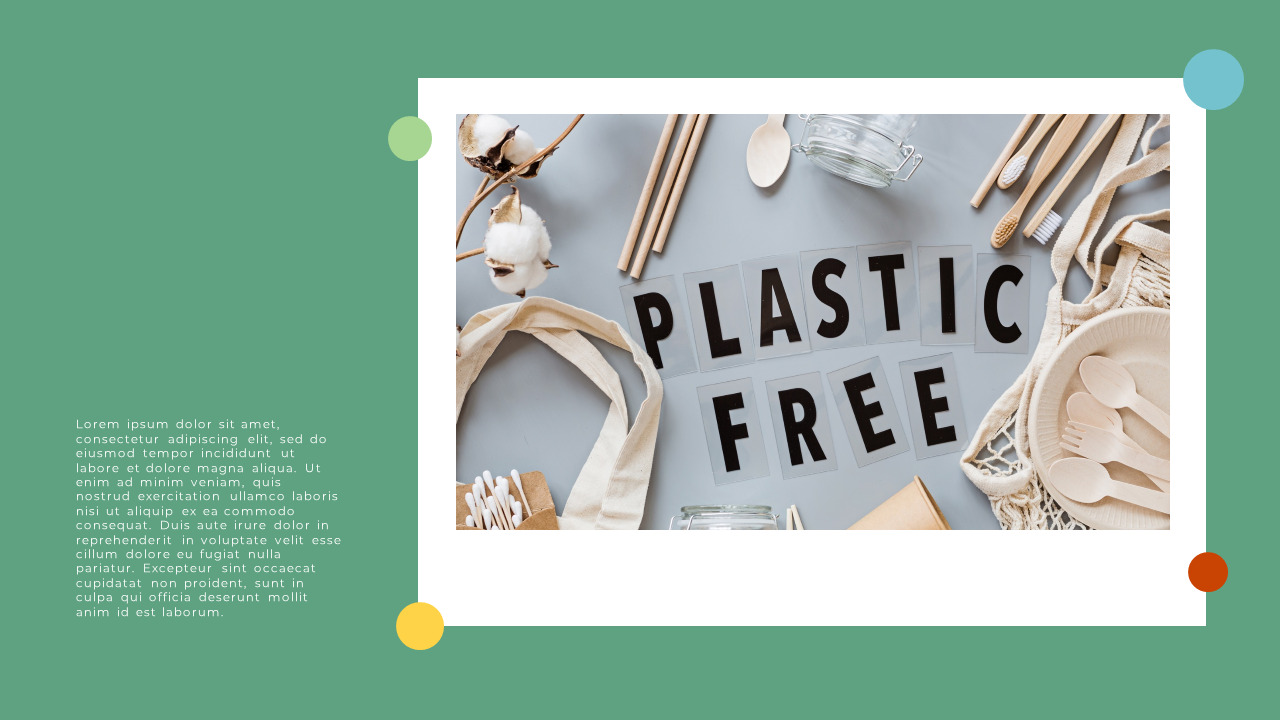 Zero waste PPT Templates Design