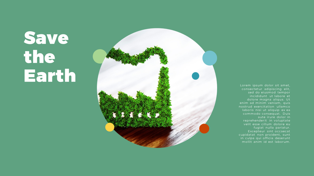 Zero waste PPT Templates Design