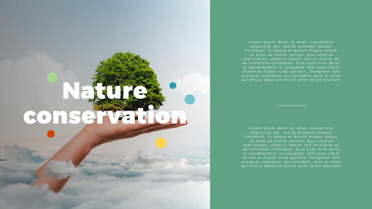 Zero waste PPT Templates Design