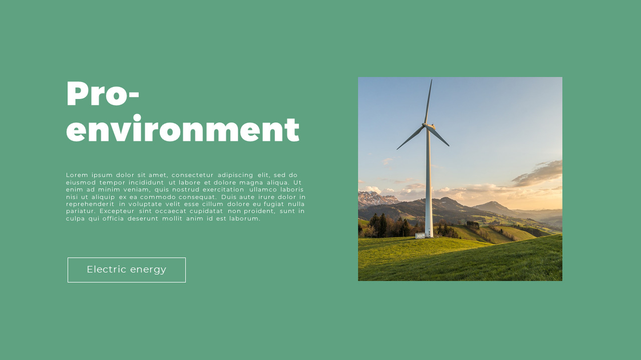 Zero waste PPT Templates Design