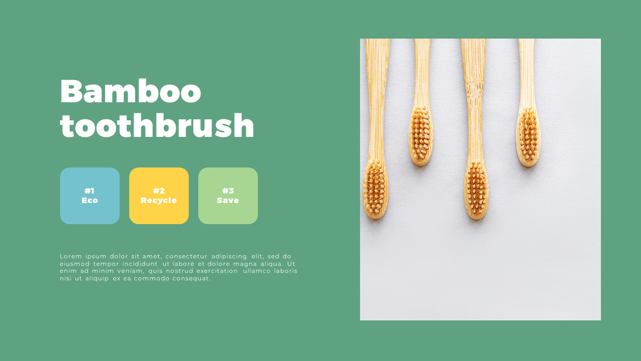 Zero waste PPT Templates Design