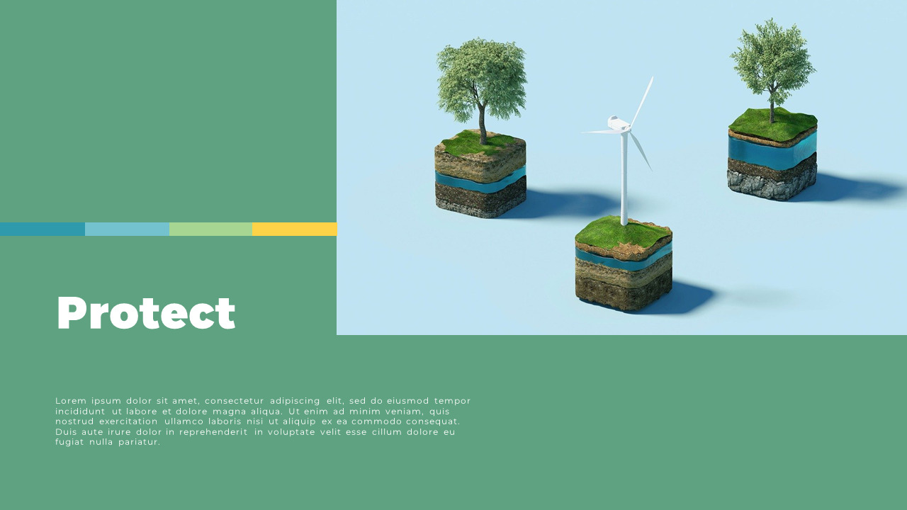 Zero waste PPT Templates Design