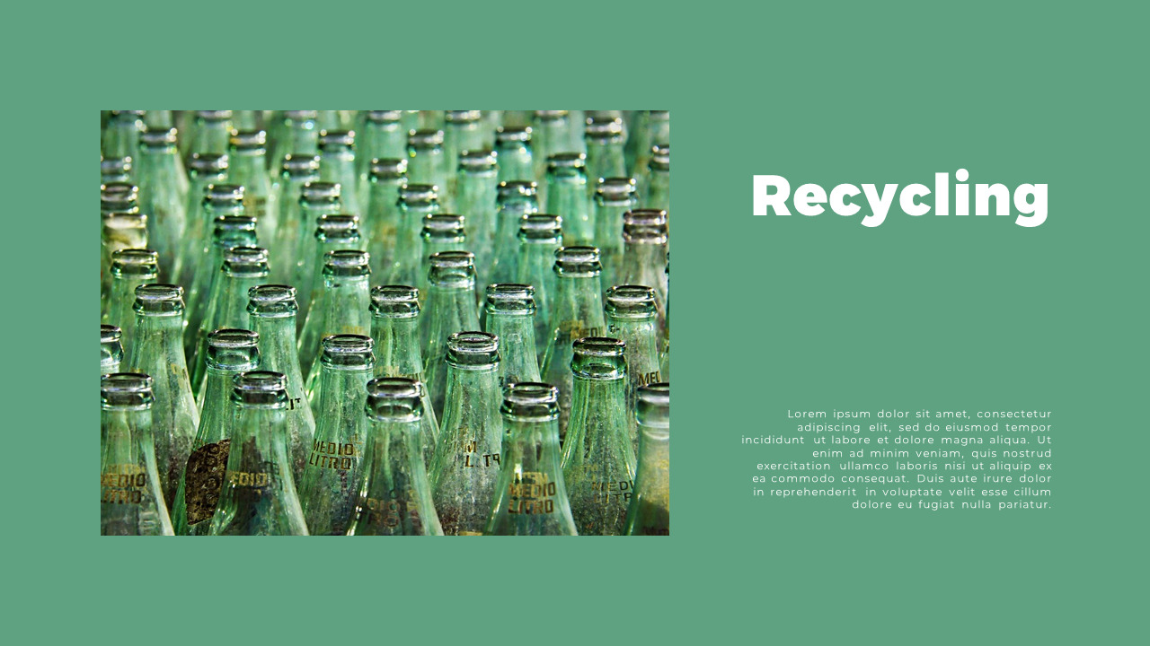 Zero waste PPT Templates Design
