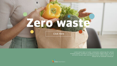 Zero waste beautiful keynote templates