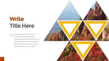 秋山 简单的演示文稿谷歌幻灯片模板_07