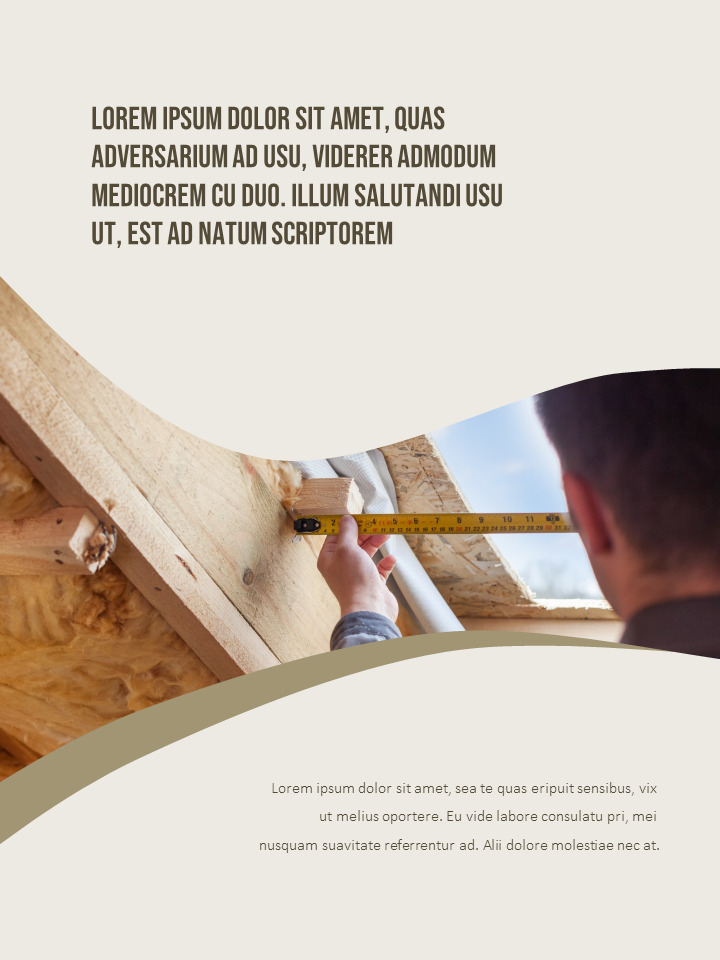 House Construction & Carpentry team presentation template