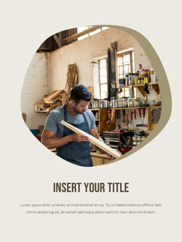 House Construction & Carpentry team presentation template