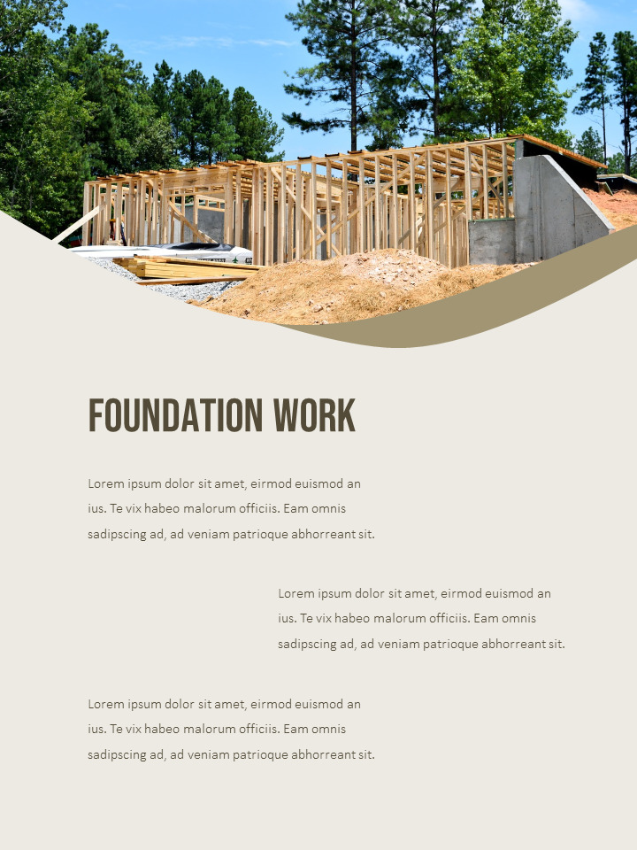 House Construction & Carpentry team presentation template