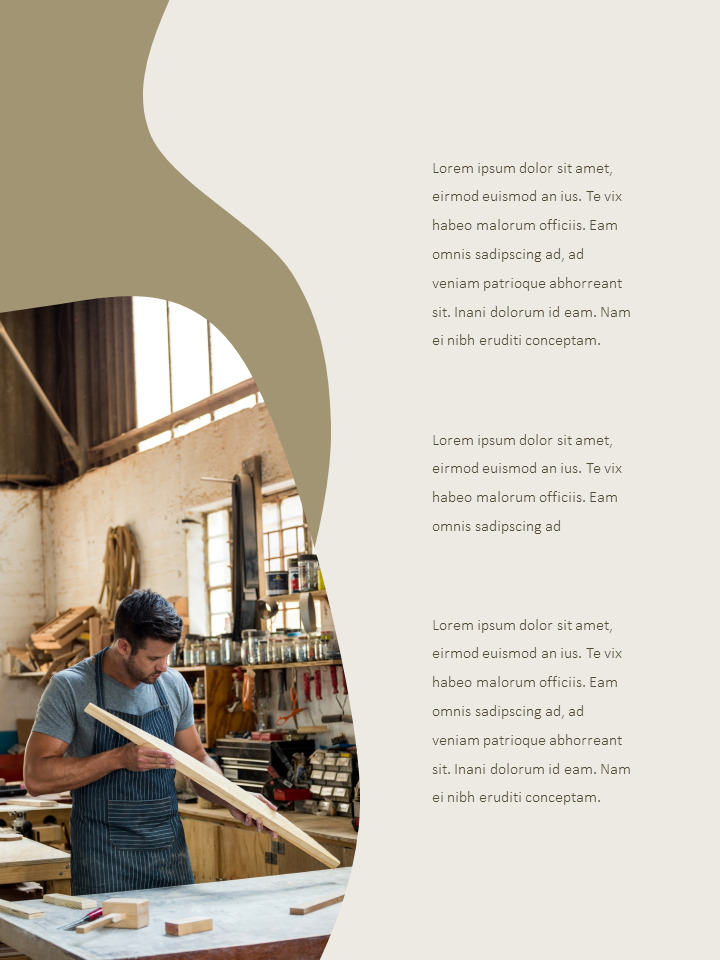 House Construction & Carpentry team presentation template