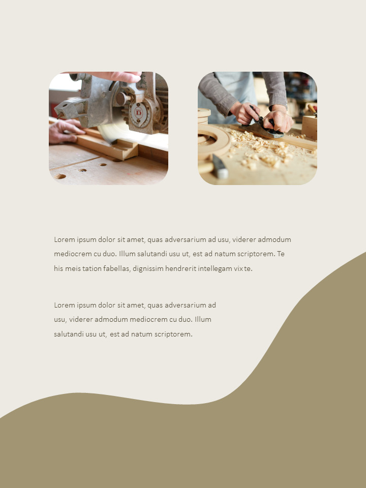 House Construction & Carpentry team presentation template