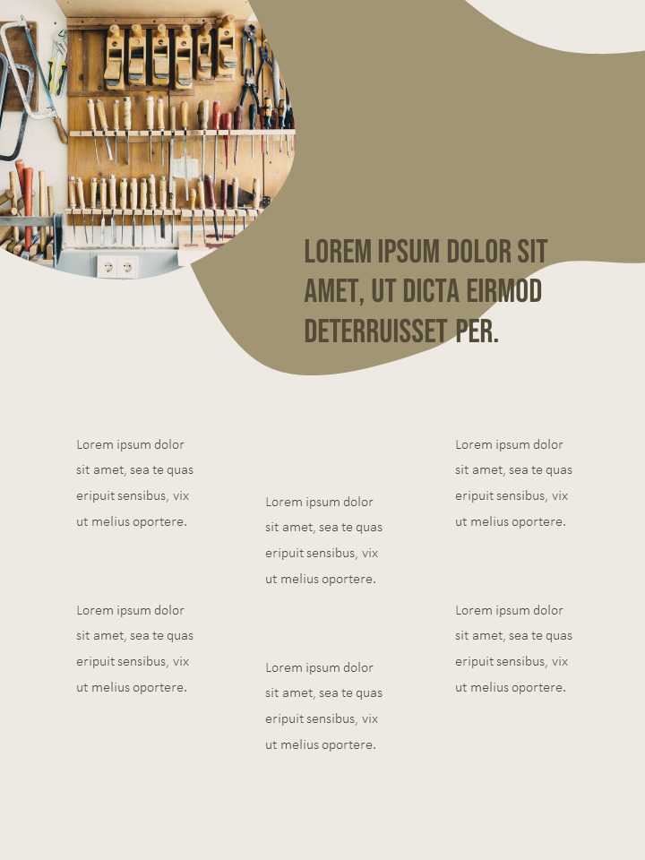 House Construction & Carpentry team presentation template