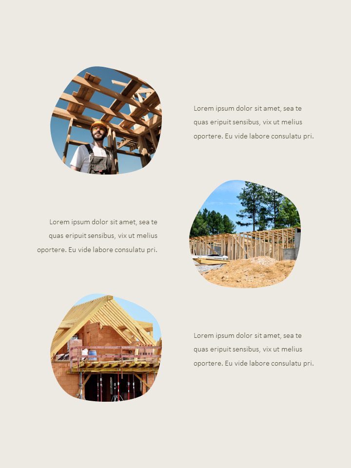 House Construction & Carpentry team presentation template